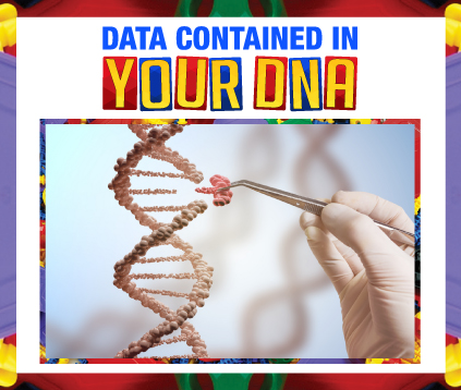 DATA CONTAINED IN YOUR DNA